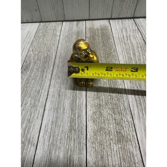 VTG Monkey Figurines Sculpture Statue Resin Gold Colored Home Decor -Set of 7 - Picture 9 of 9